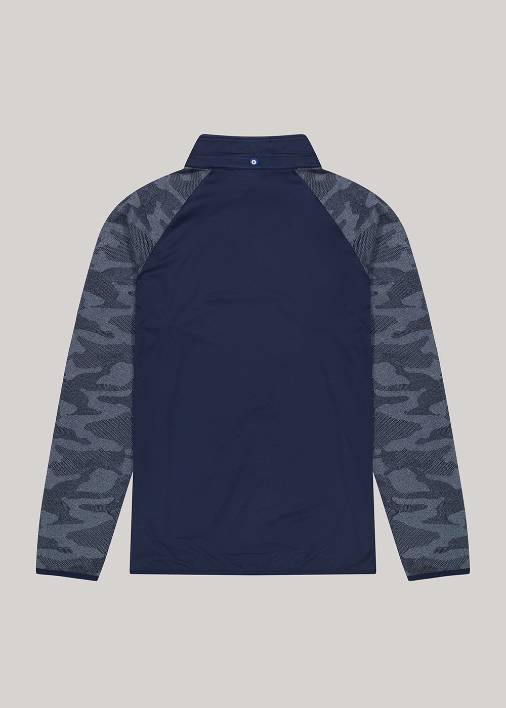 Vestes Ben Sherman Camo Jacq. Sleeve Quarter Zip Bleu Marine | KFP-55415371